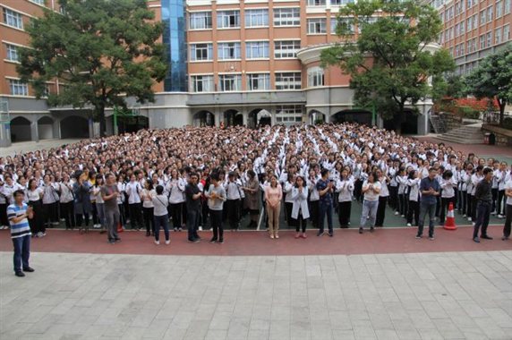 云大附中消防演习