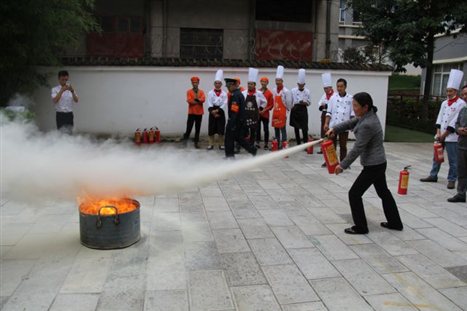 云大附中消防演习