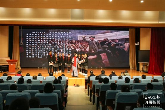 云大附中举行2023届少先队离队仪式